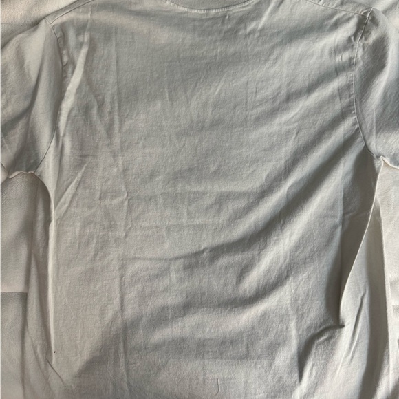 Brandy Melville Cream/White Graphic Tee - Picture 3 of 3